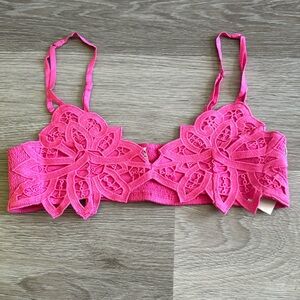 NWT Free people hot pink bralette